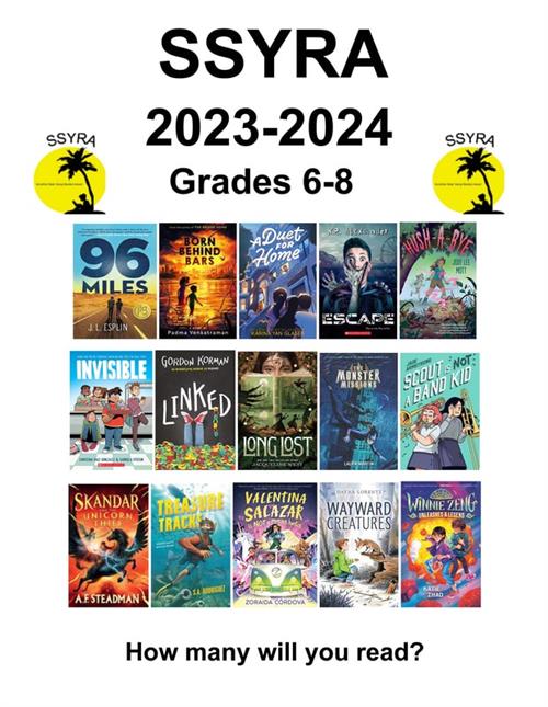 SSYRA Books 6-8th grade 2022-2023